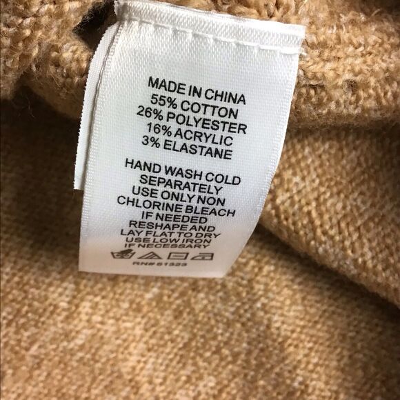 1.STATE Women’s Sweater XS Brown Crewneck Fringe Sleeve Pullover NWT - Picture 4 of 12